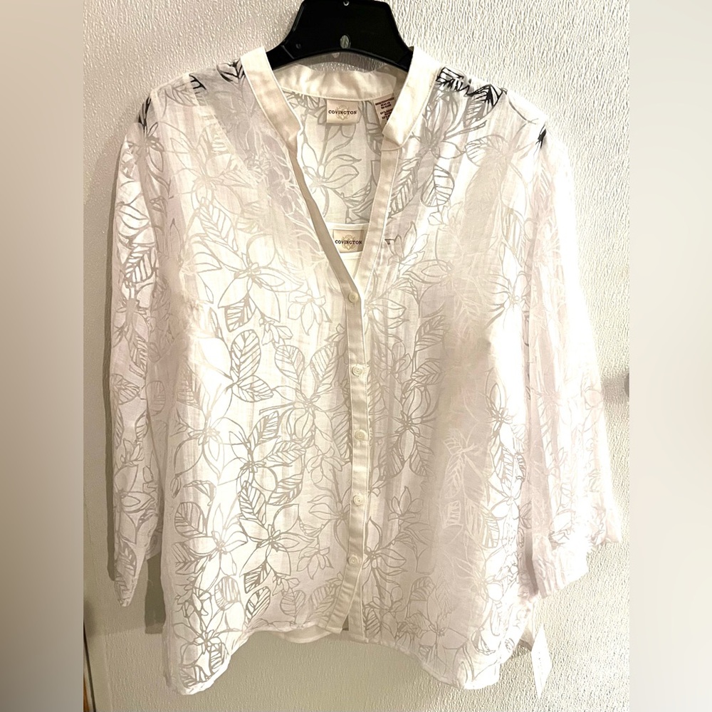 Covington 2Pc Blouse Set New With Tags: Size XL From Sears